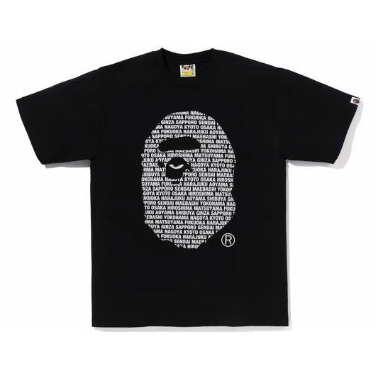 Bape Japan Ape Head tee (Black)