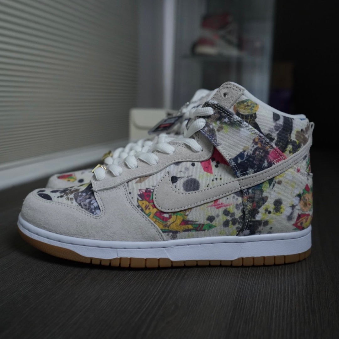 Supreme “Rammellzee” SB Dunk Hi (Size 8.5)