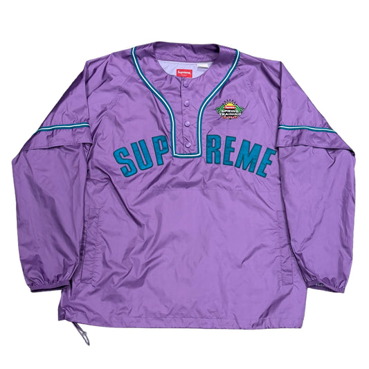 Supreme Snap Off Sleeves Baseball Top (Size Large)