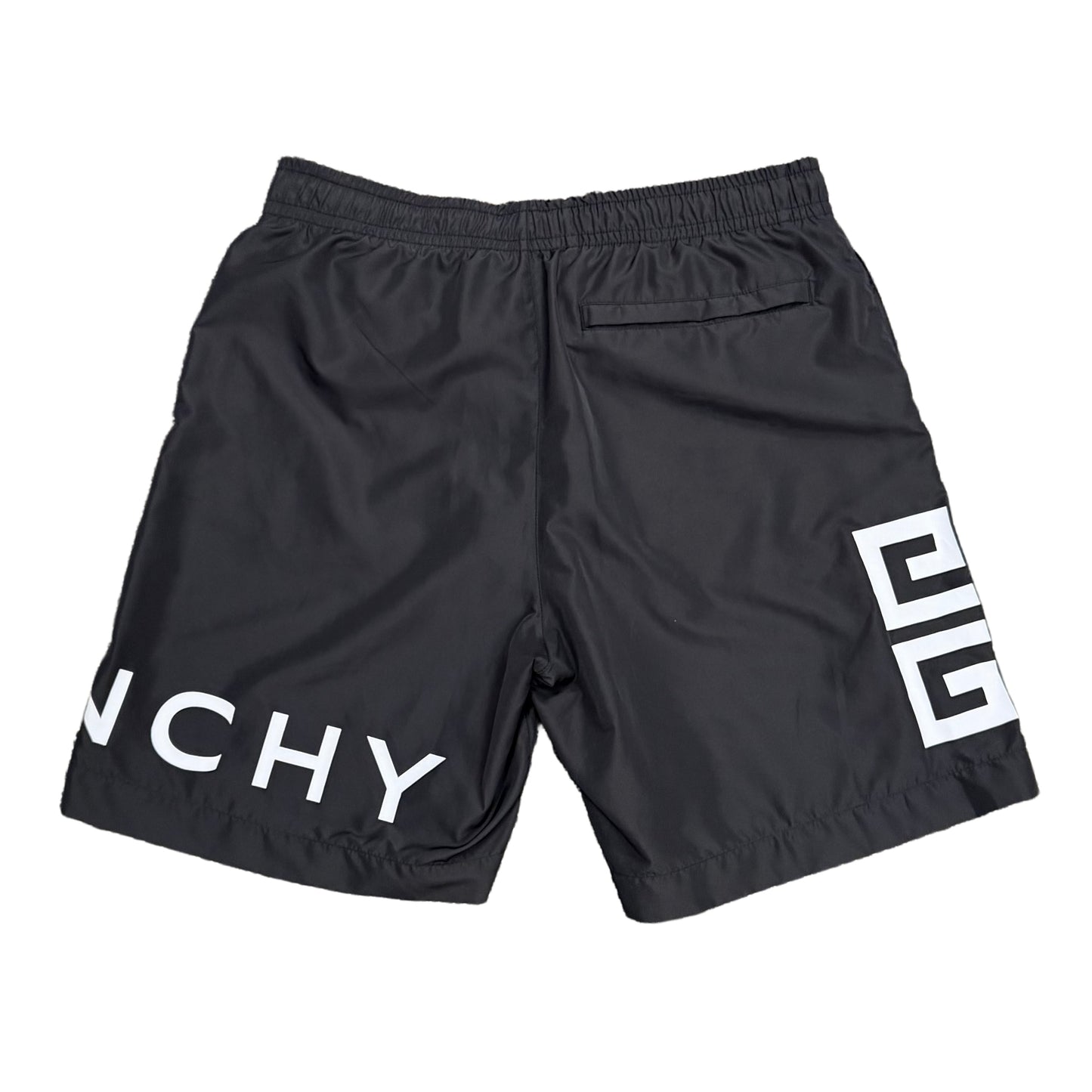 Givenchy Logo Print Swim Trunks (Size Small)
