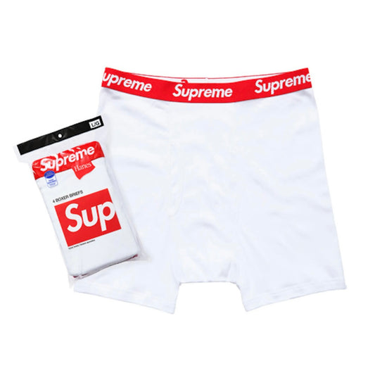 White Supreme Boxers(4-Pack)