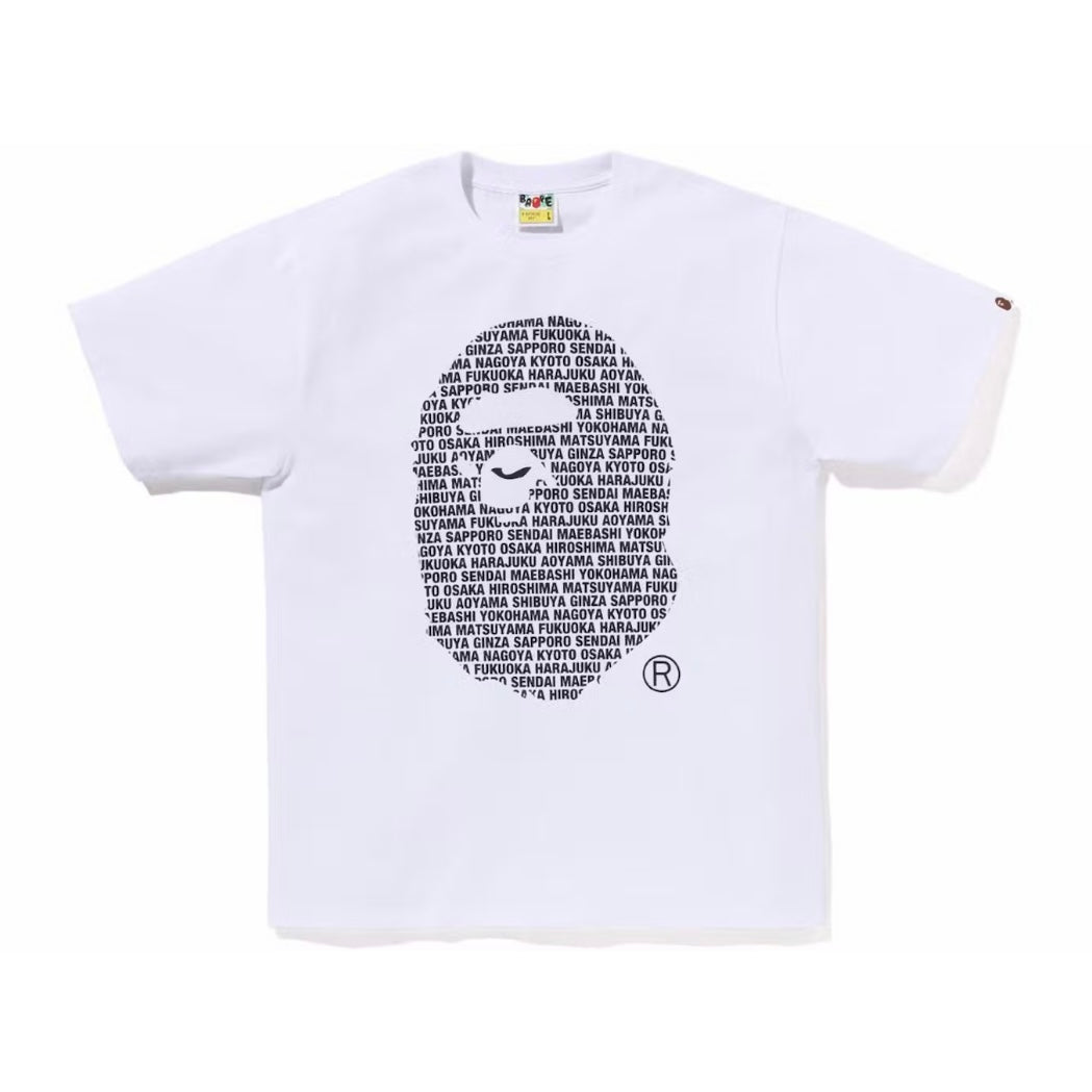 Bape Japan Ape Head Tee (White)