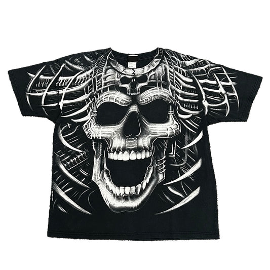 Vtg Liquid Blue Skull tee (Size XL)