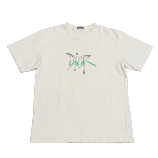 Dior x Shawn Stussy Multicolor logo tee (Size XL)