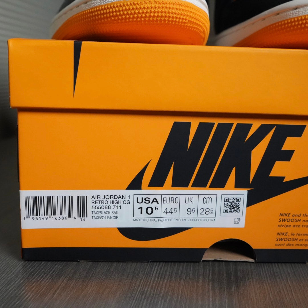 Jordan 1 Retro High “Taxi” (Size 10.5)